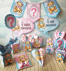 kit chá de revelação